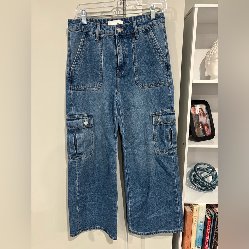 VERVET BY FLYING MONKEY Blue Flare & Wide Leg Jeans